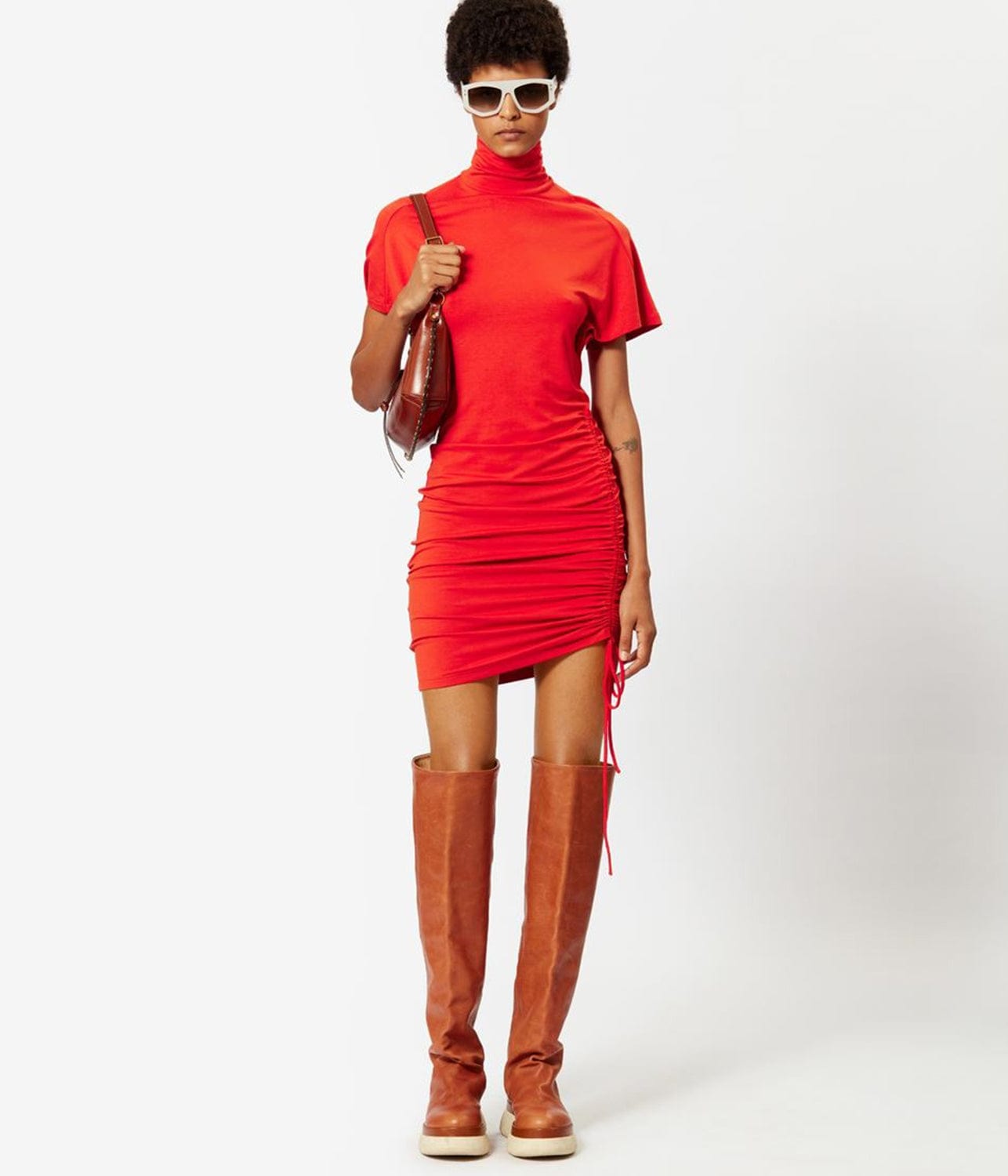 LYA DRESS- ORANGE