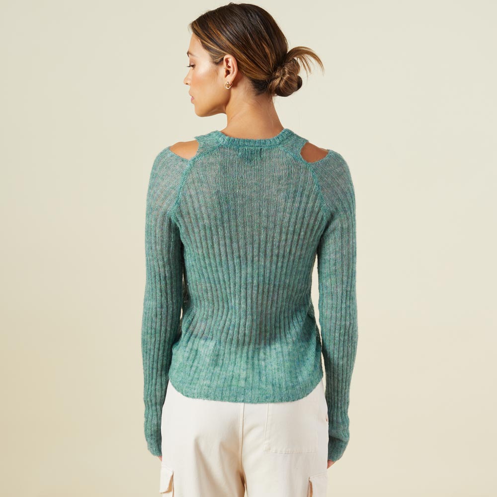 Mohair Cut Out Sweater