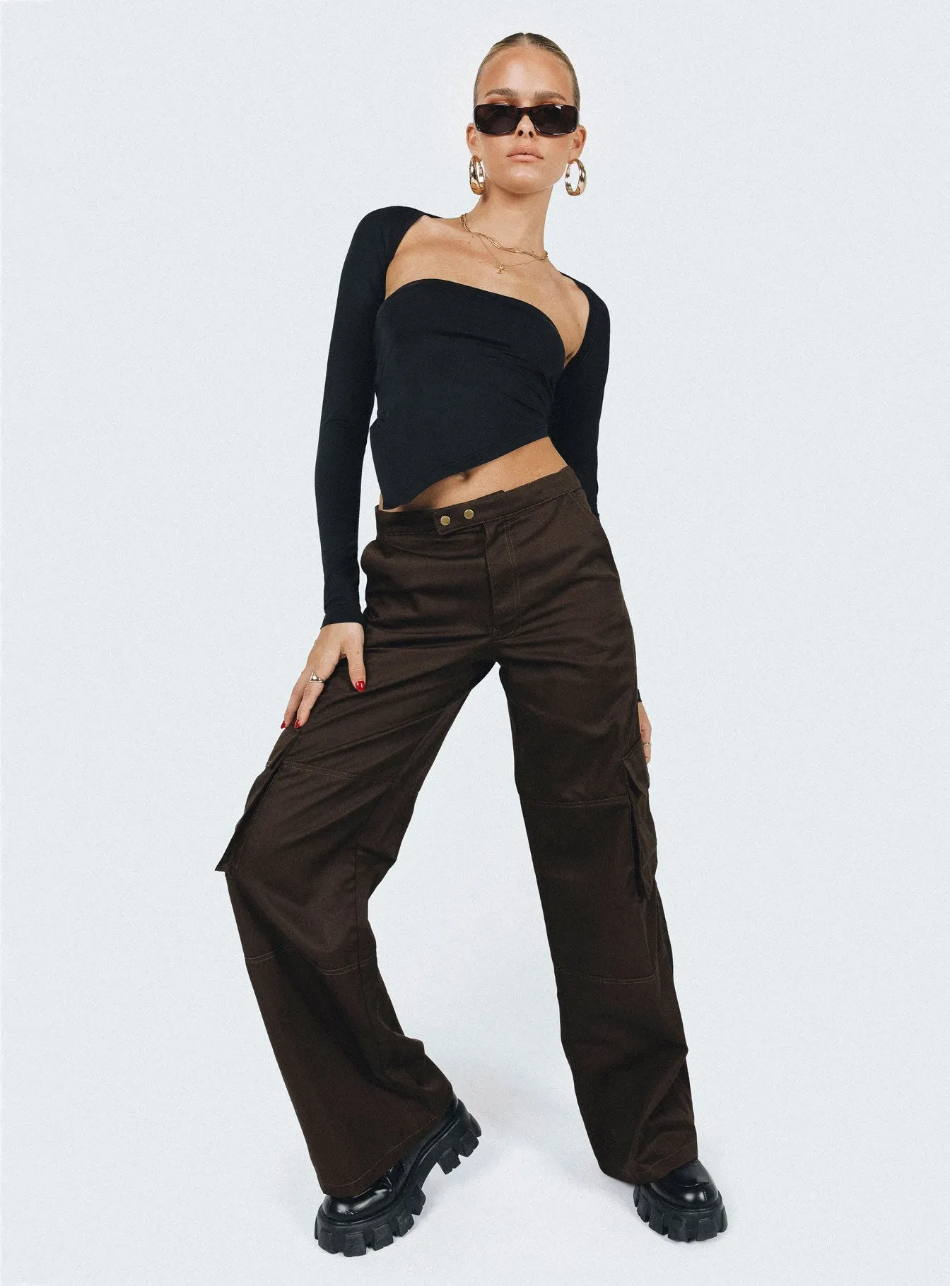 Motel Saul Trouser Dark Brown