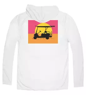 Performance Long Sleeve Endless Sunset Hoodie - Pearl Grey