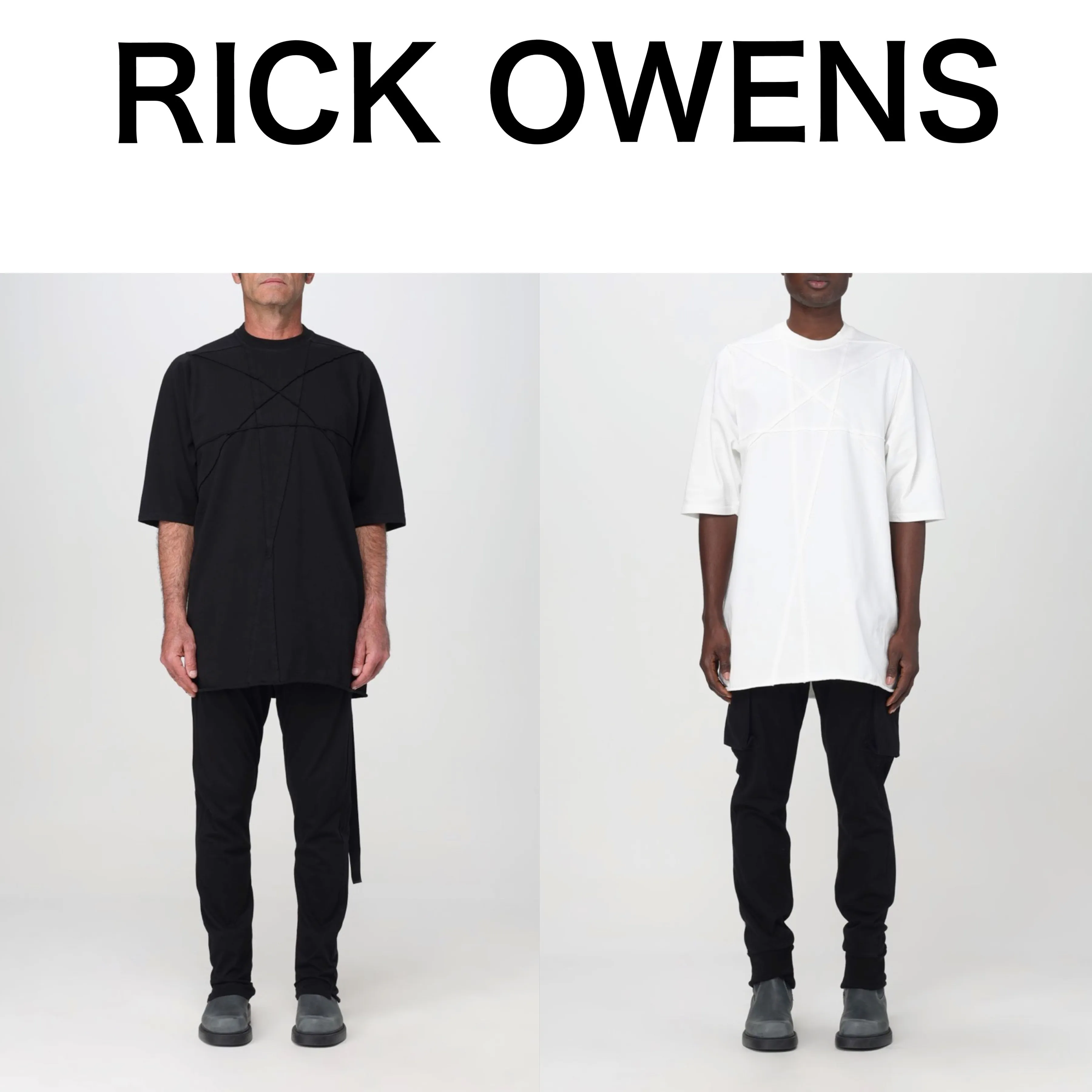 RICK OWENS  |DRKSHDW TOP DU01D1274RIGET1 09