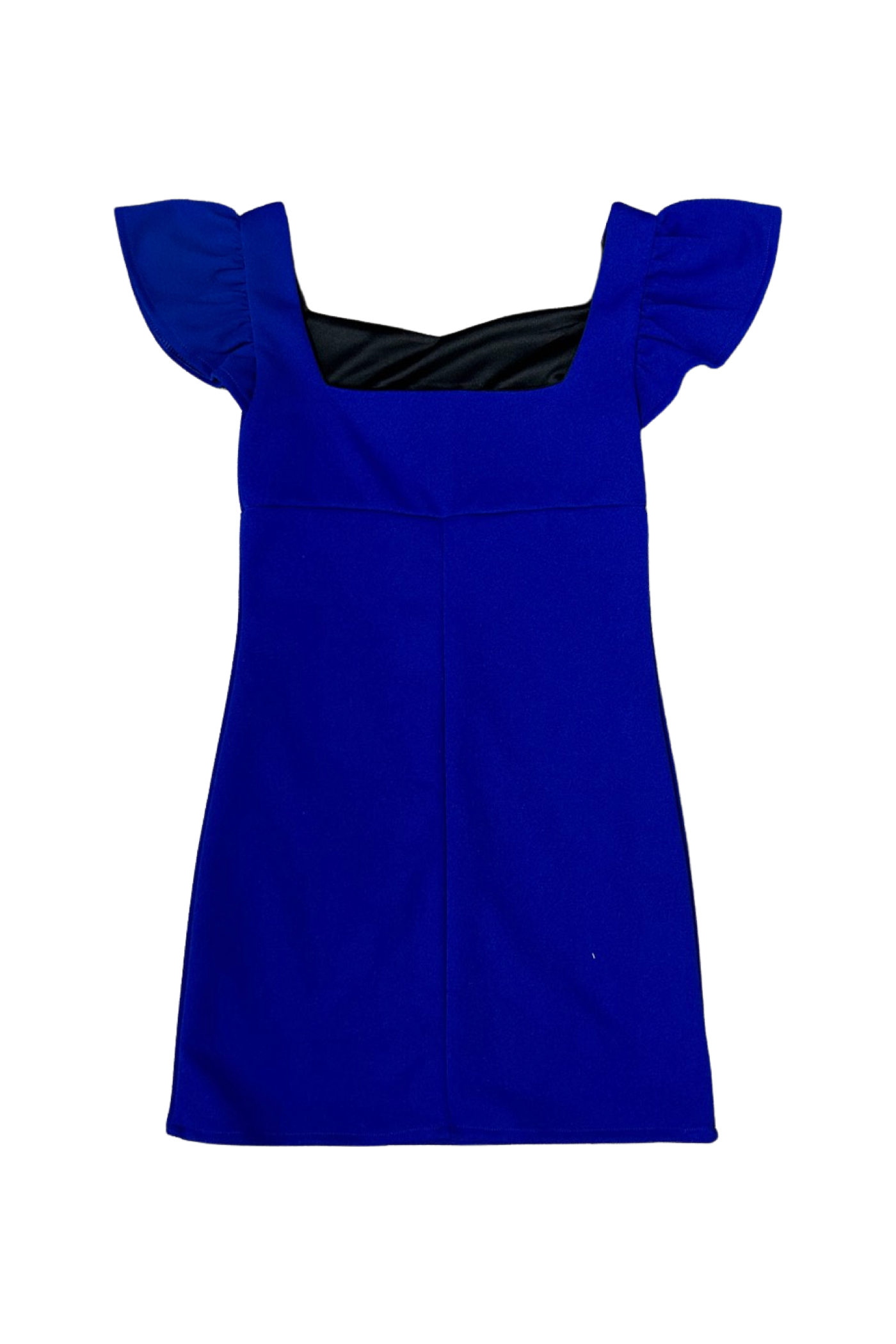 Royal Ruffle Sleeve Dress