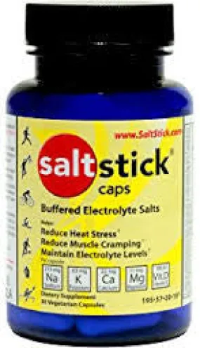 Salt Stick | Salt Stick Caps | Buffered Electrolyte Salts | Bottle of 100