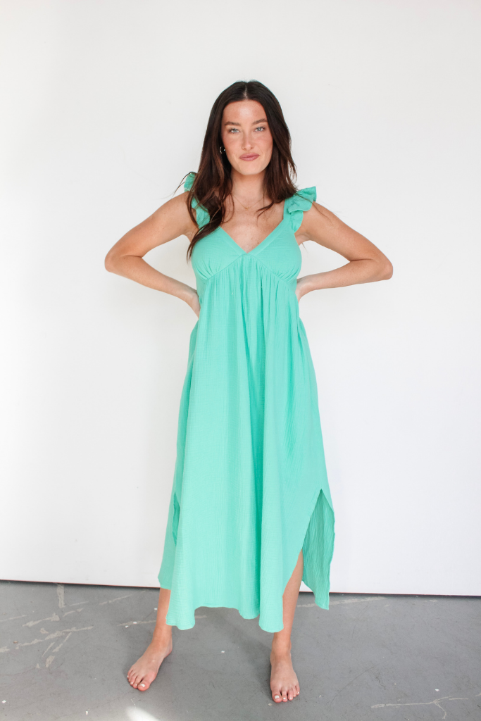 Salt Water Happy Midi Dress