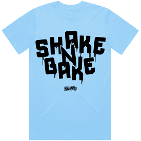 SHAKE N BAKE : Sneaker Shirt to Match : Carolina Blue