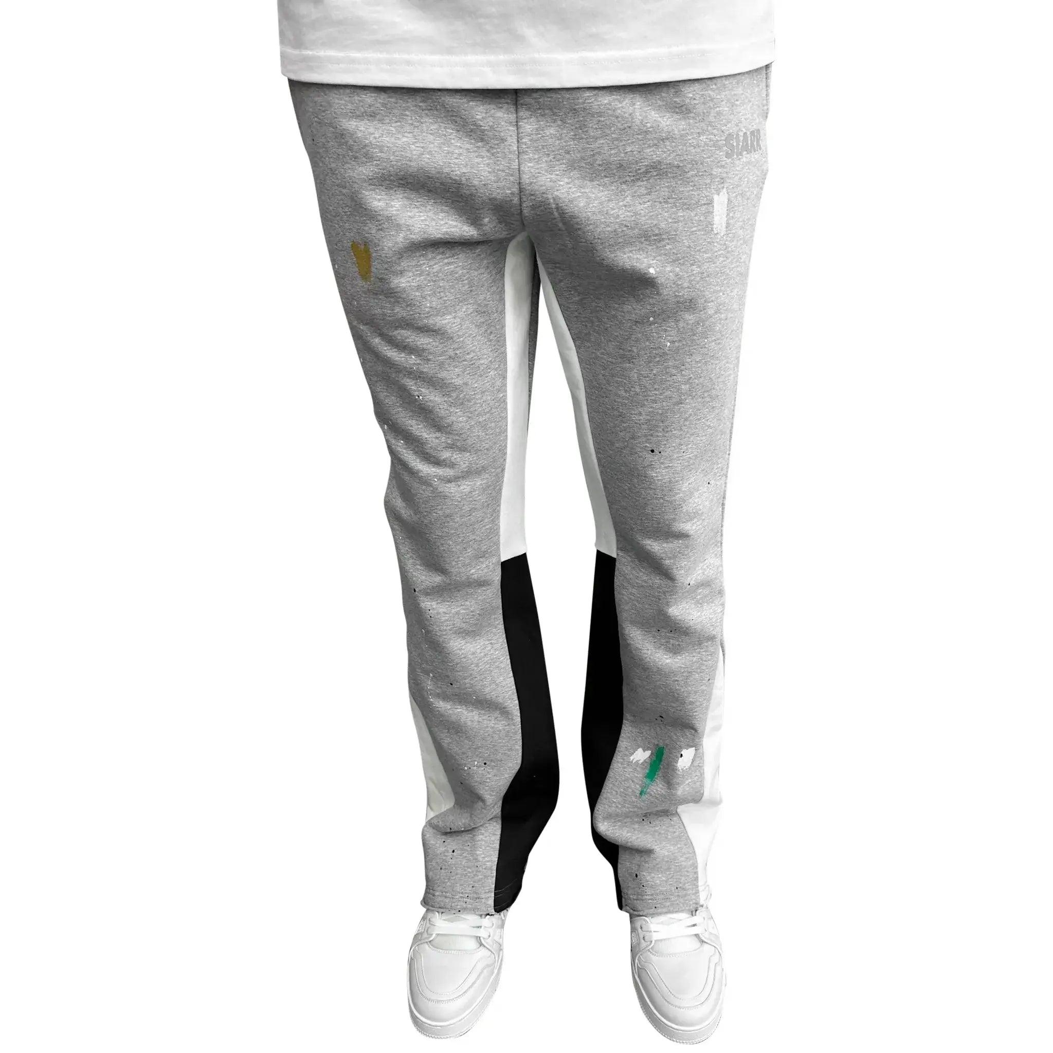 SIARR Flared Joggers Grey Paint