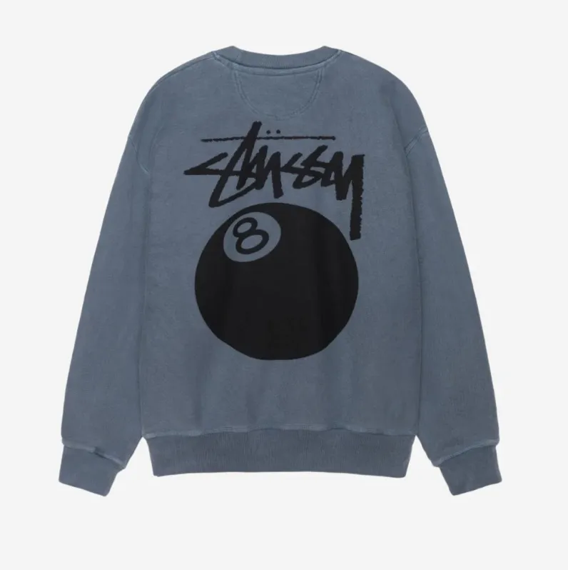 STUSSY  |Unisex Street Style Logo Skater Style Sweatshirts