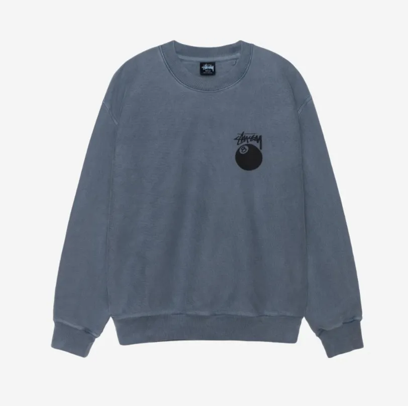 STUSSY  |Unisex Street Style Logo Skater Style Sweatshirts