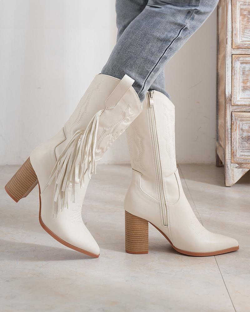 Tassel Cowgirl Boots