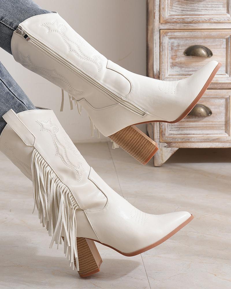 Tassel Cowgirl Boots