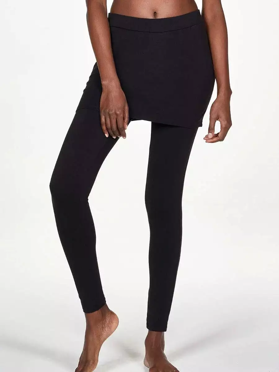 Thought Luxury Skirt Leggings - Black