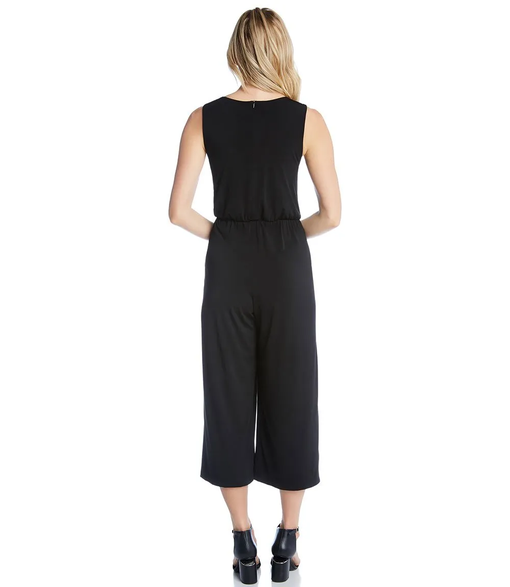 Tie-Front Travel Jumpsuit