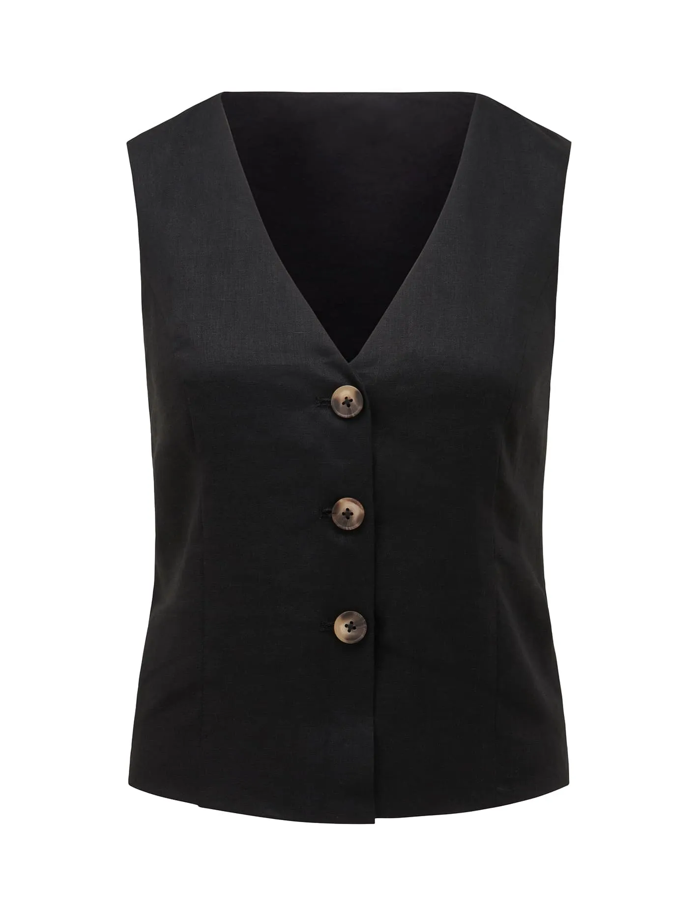 Veruca Linen Vest Top