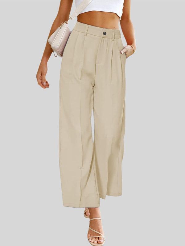 Wide Leg Women Pants With Pockets