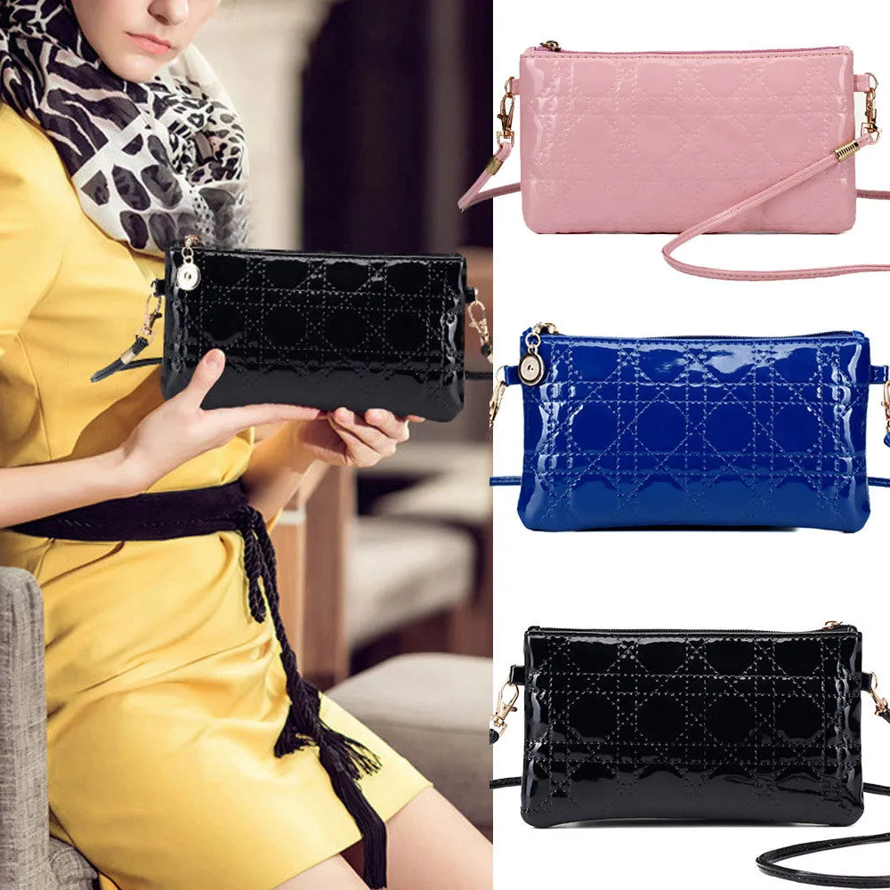 Women Handbag Plaid Design Shoulder Bags Purse Leather Messenger Clutches Bolsas Femininas Dollar Price