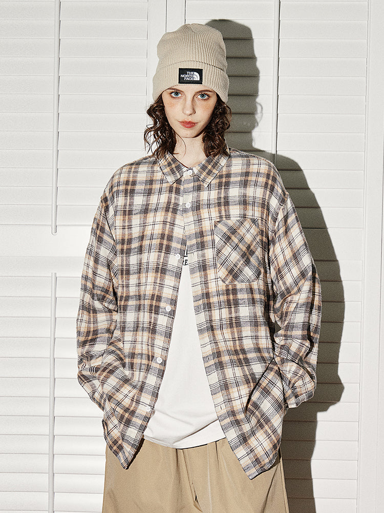 Womens Spring 2024 Plaid Over Size Shirts